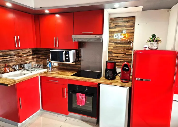 02 - Tres Joli 2 Pieces Avec 3 Lits Pouvant Accueillir Jusqu\'A 5 Personnes, Situe Au Rdc Avec Entree Independante, Une Place De Parking Reservee Devant L\'Entree Et Terrasse Sur L\'Arriere Donnant Sur Parc Arbore, Tout Le Linge De Maison Est Fourni